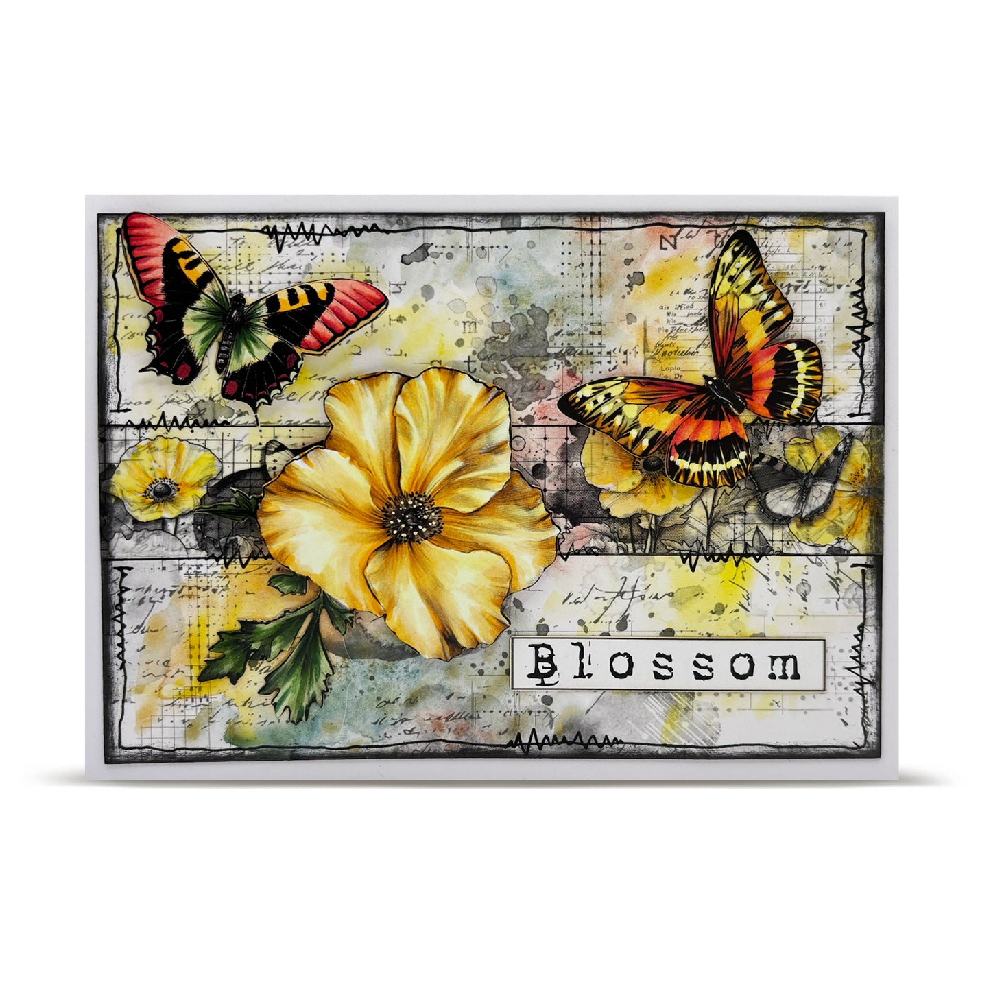 Inkblot Meadow Design Paper & Pollen Drift Ephemera Bundle