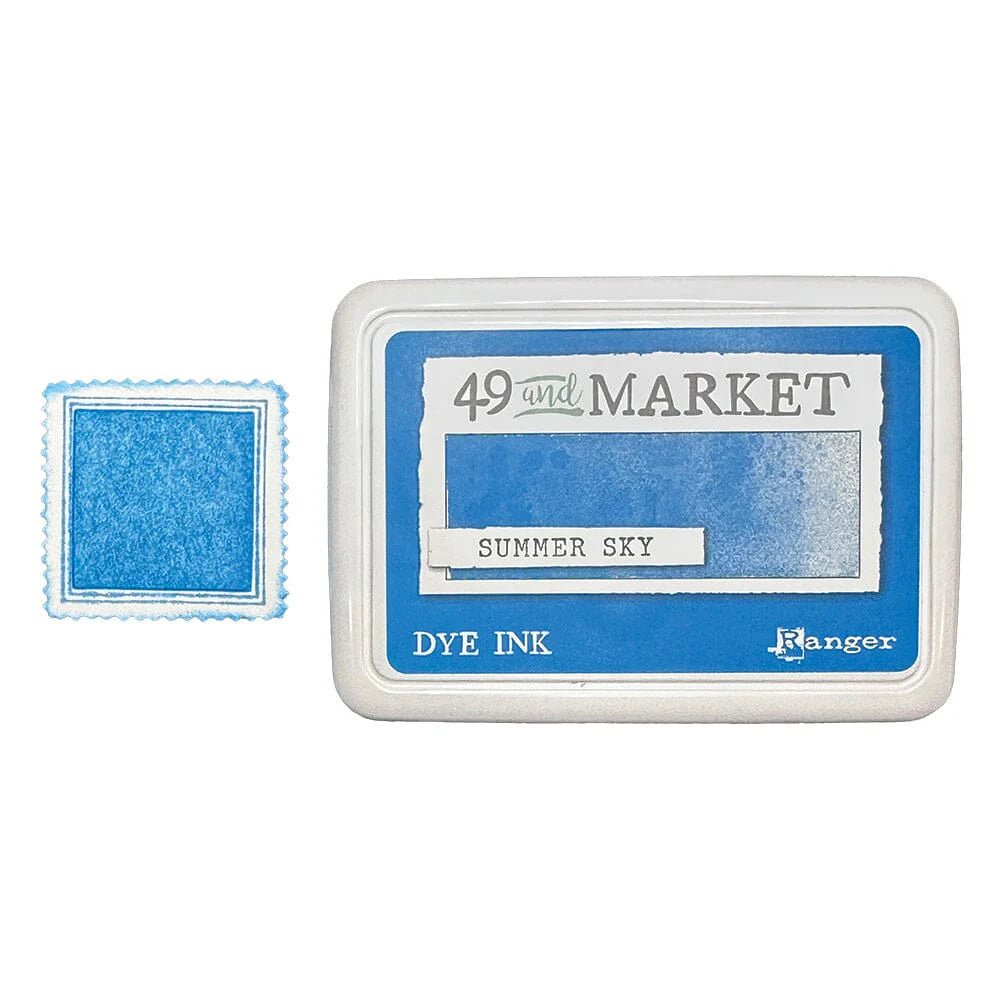 Ranger 49 And Market Dye Ink Pad - Summer Sky