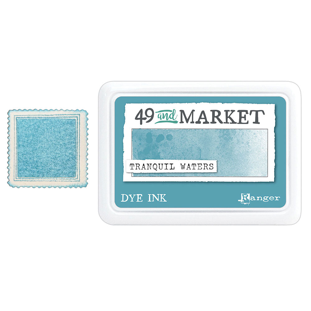 Ranger 49 And Market Dye Ink Pad - Tranquil Waters