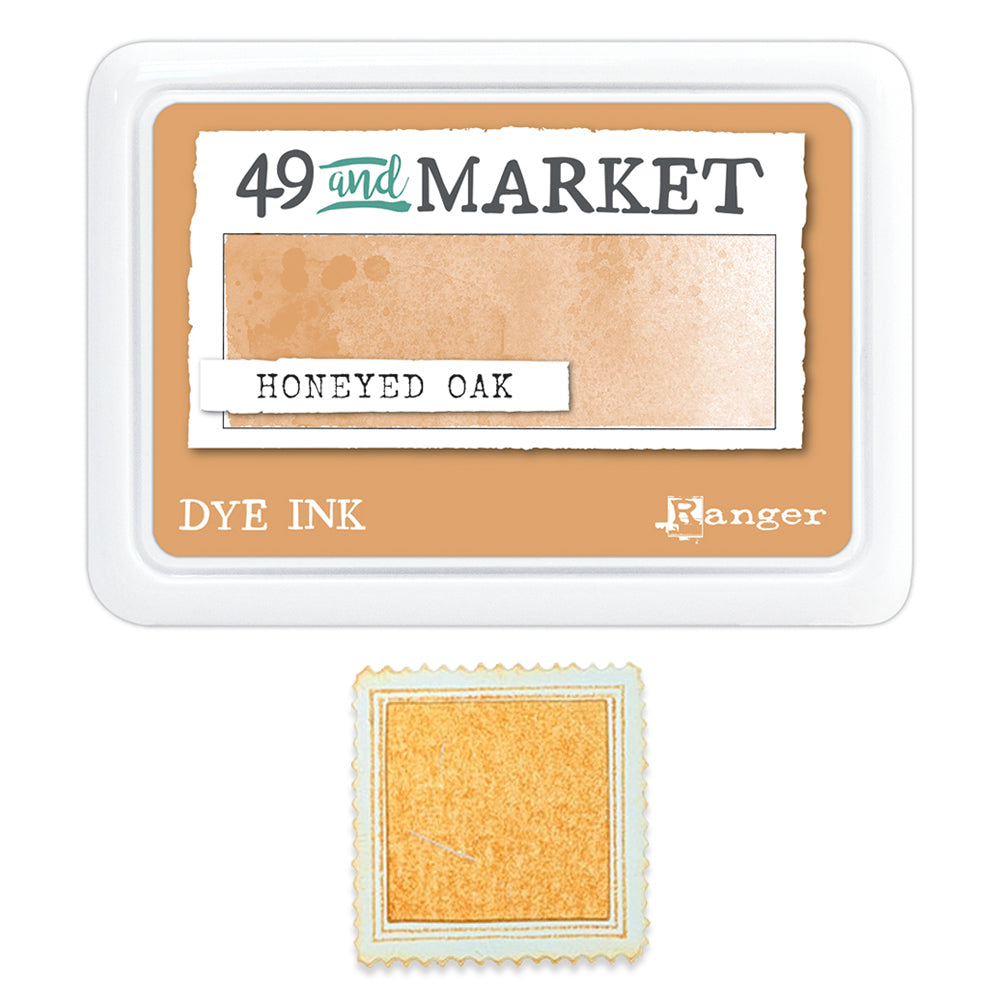 Ranger 49 And Market Dye Ink Pad - Honeyed Oak - Ship from 24th July