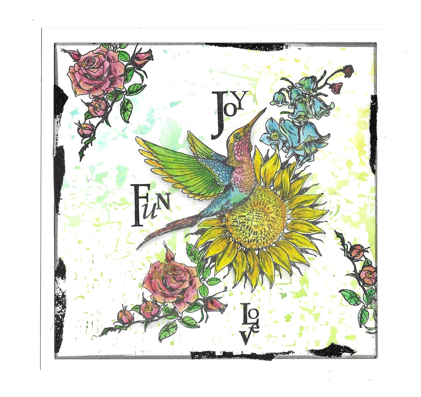 TP-1146 - A6 Stamp Set - Sunflower Hummingbird