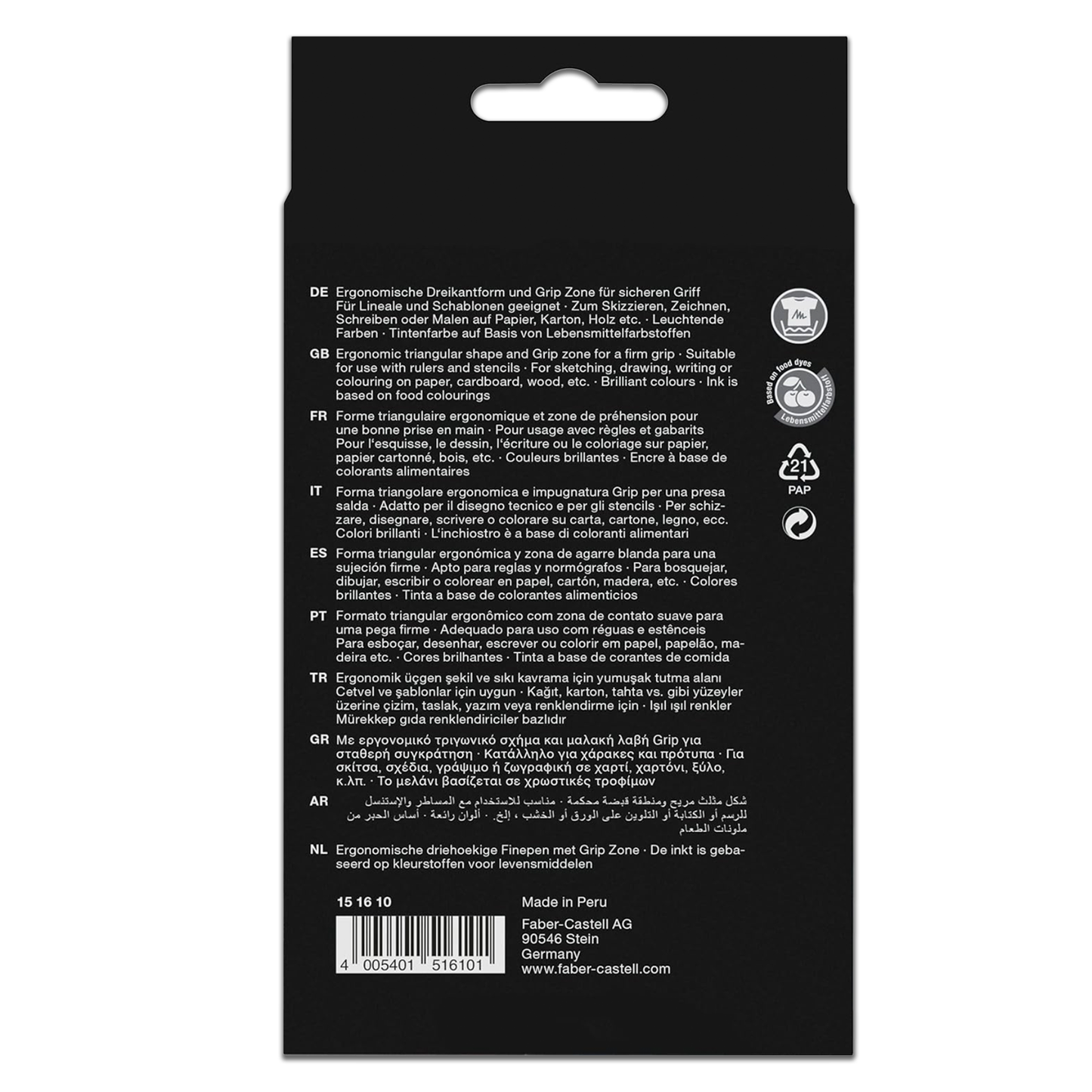 Faber Castell Fineliner 0,4mm (10pcs)