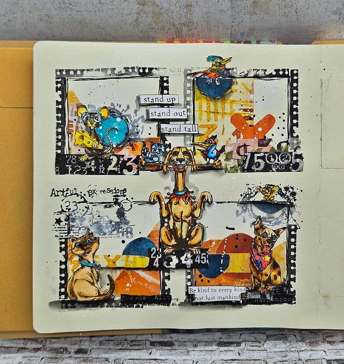 4 x A8 Stamps - Bundle 1 - April 2024