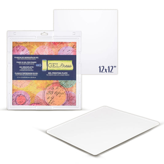 Gel Press Gel Printing Plate Square 12x12"