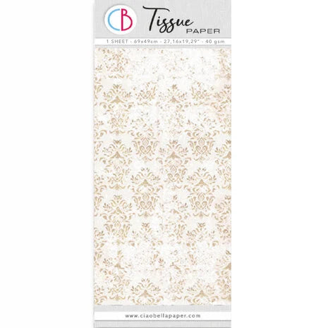 Ciao Bella Tissue Paper 69x49cm Victorian Velvet