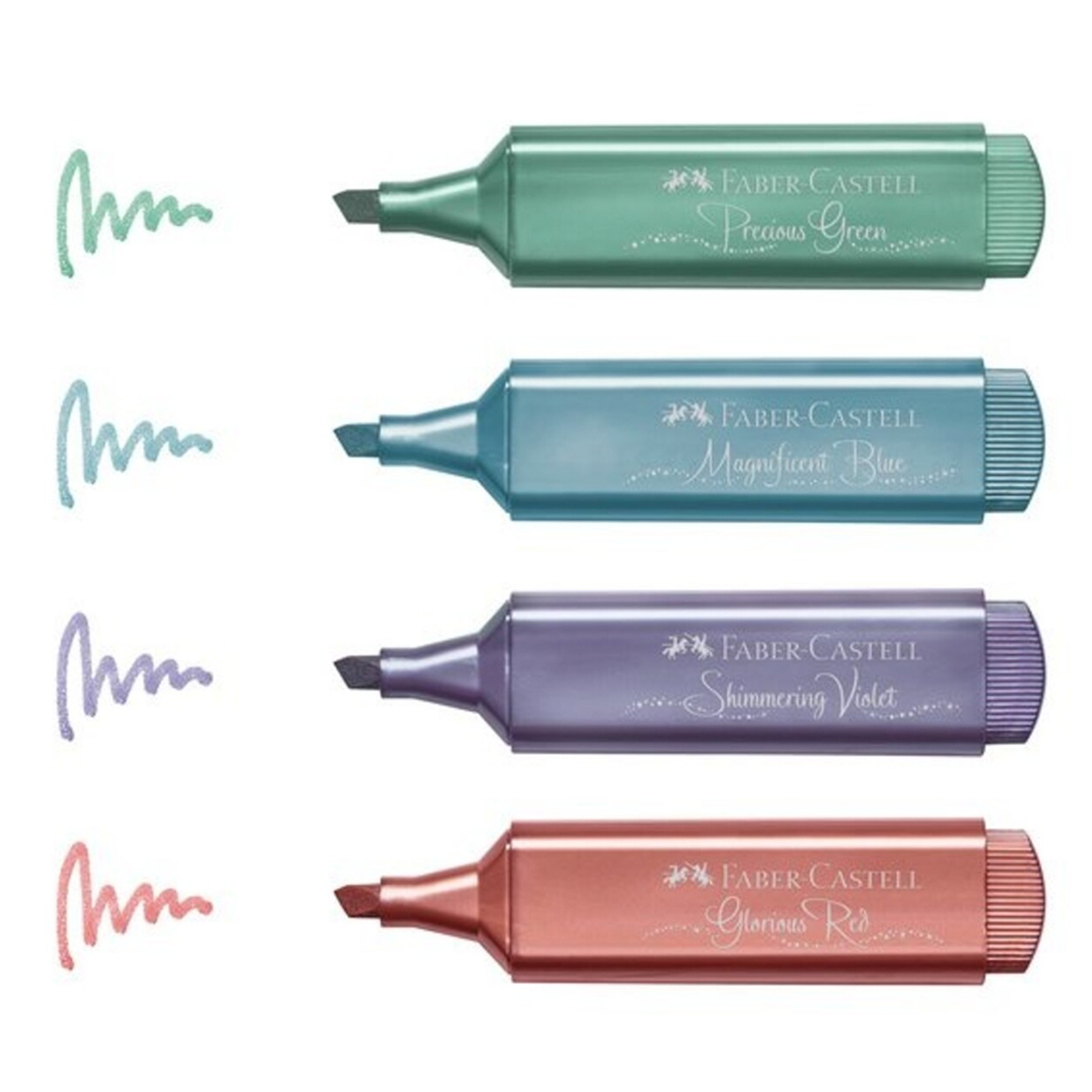 Faber Castell Highlighter FC 46 Metallic (4pcs)