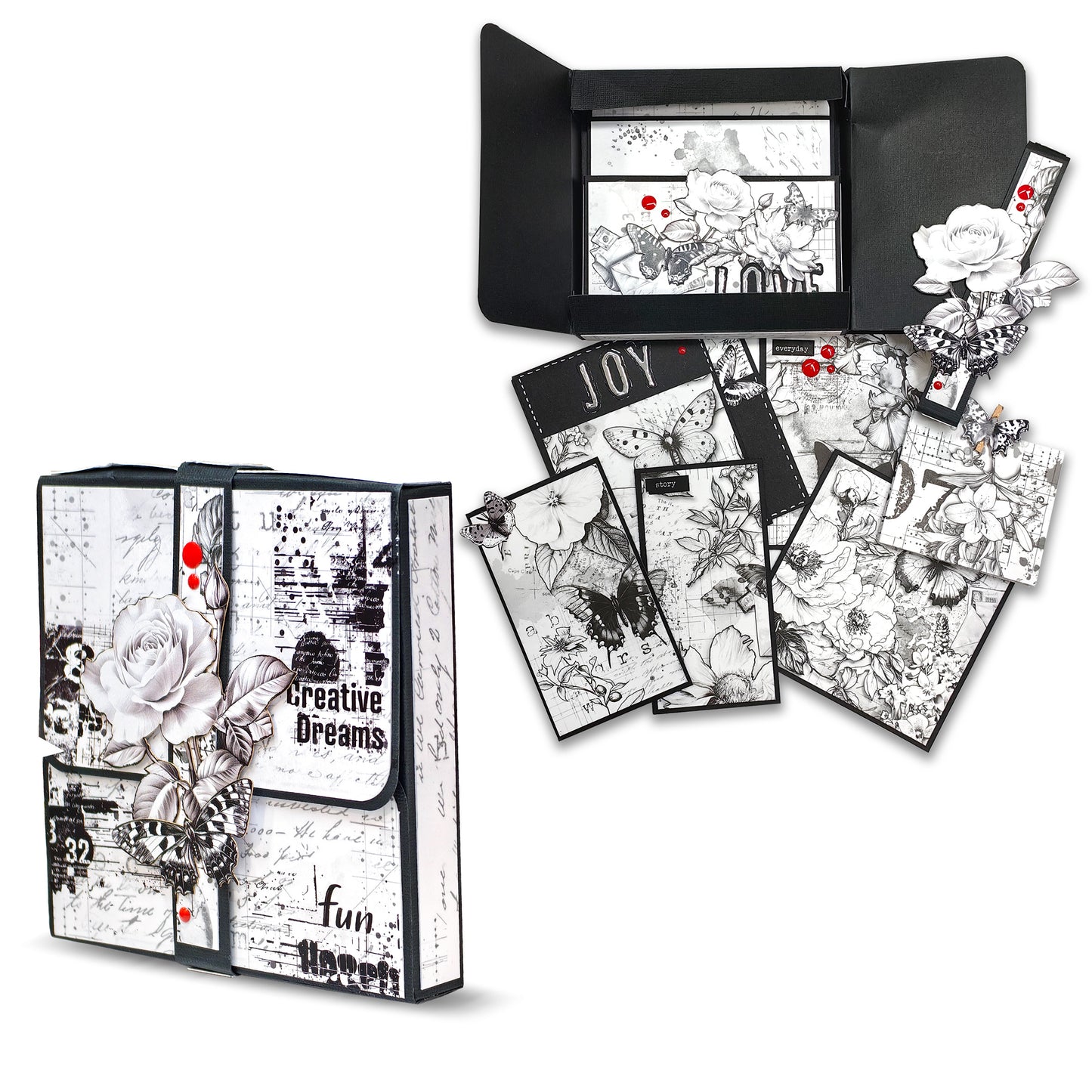 #PCK-MG1 - Collection Pack - Monochrome Garden