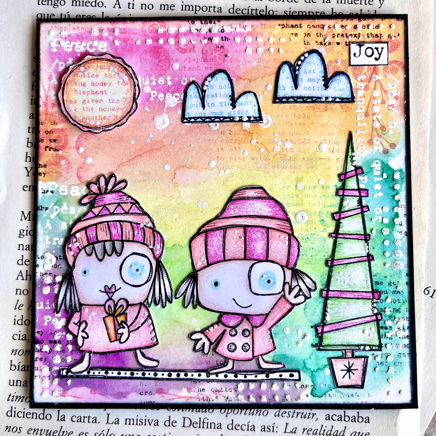 #946 - A7 Stamp Set - The Winter Girls