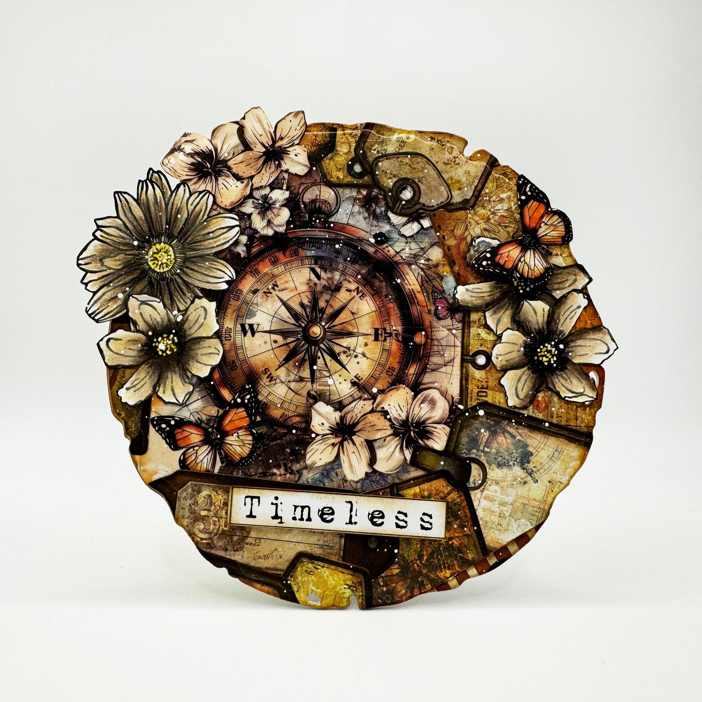 #115 - 25mm x 10m Washi Tape - Antique Wayfinder (Layer-It-Up!)
