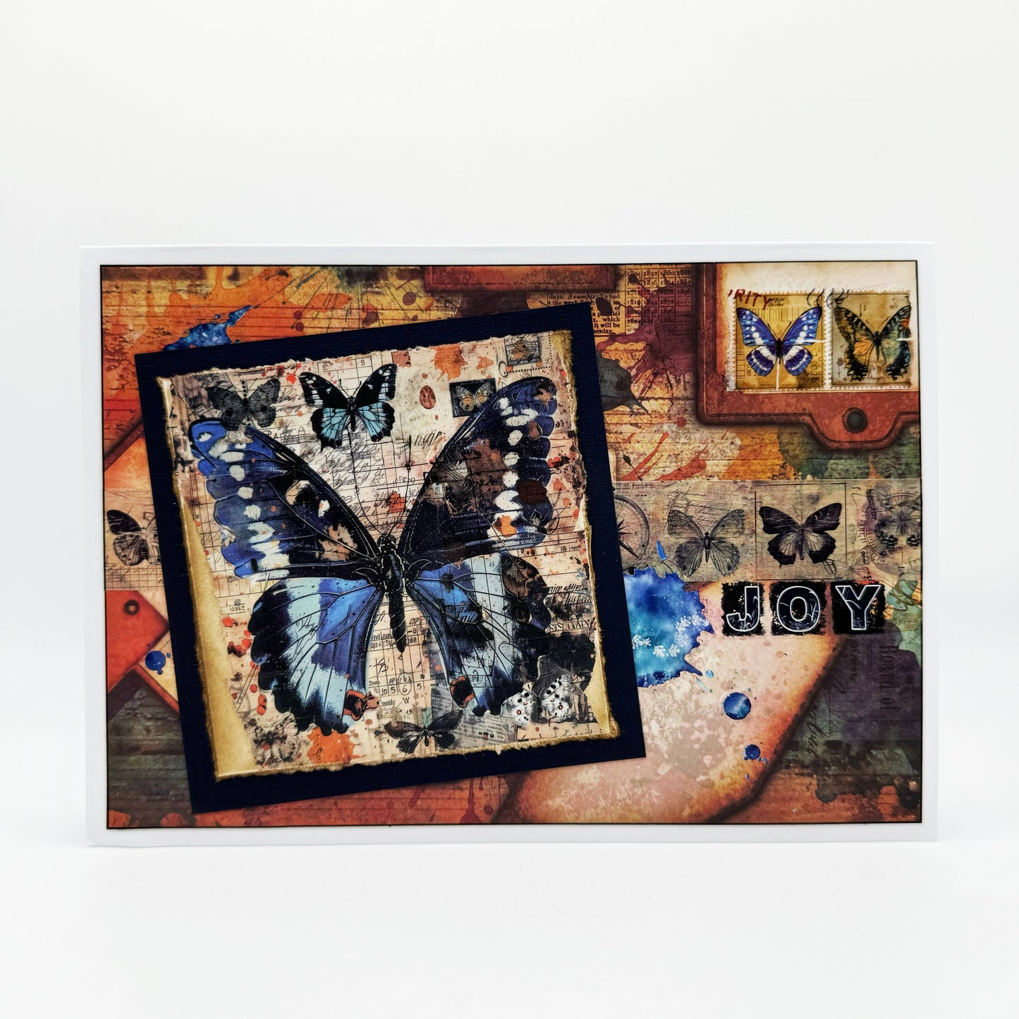 #118 - 25mm x 10m Washi Tape - Cobalt Swallowtail (Layer-It-Up!)