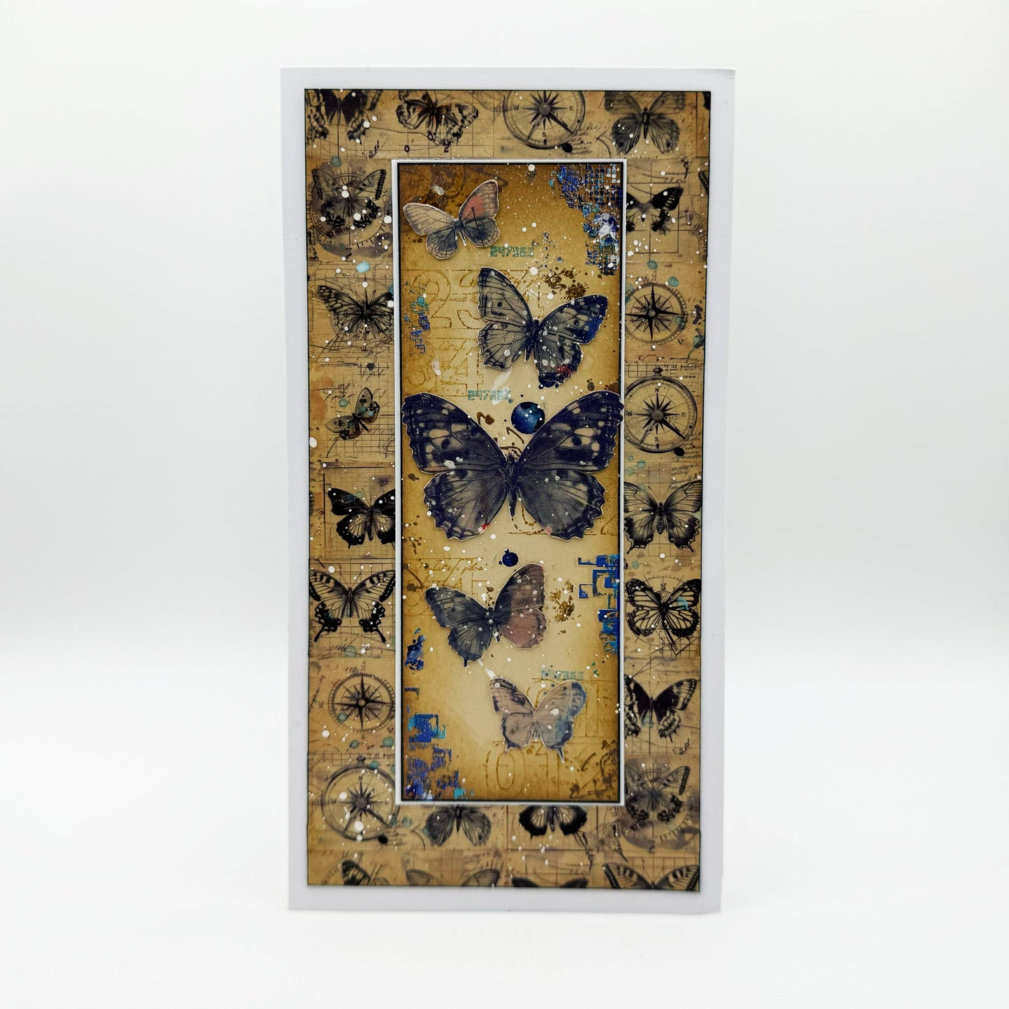 #118 - 25mm x 10m Washi Tape - Cobalt Swallowtail (Layer-It-Up!)