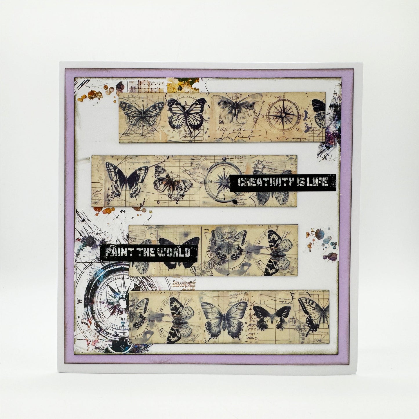 #118 - 25mm x 10m Washi Tape - Cobalt Swallowtail (Layer-It-Up!)