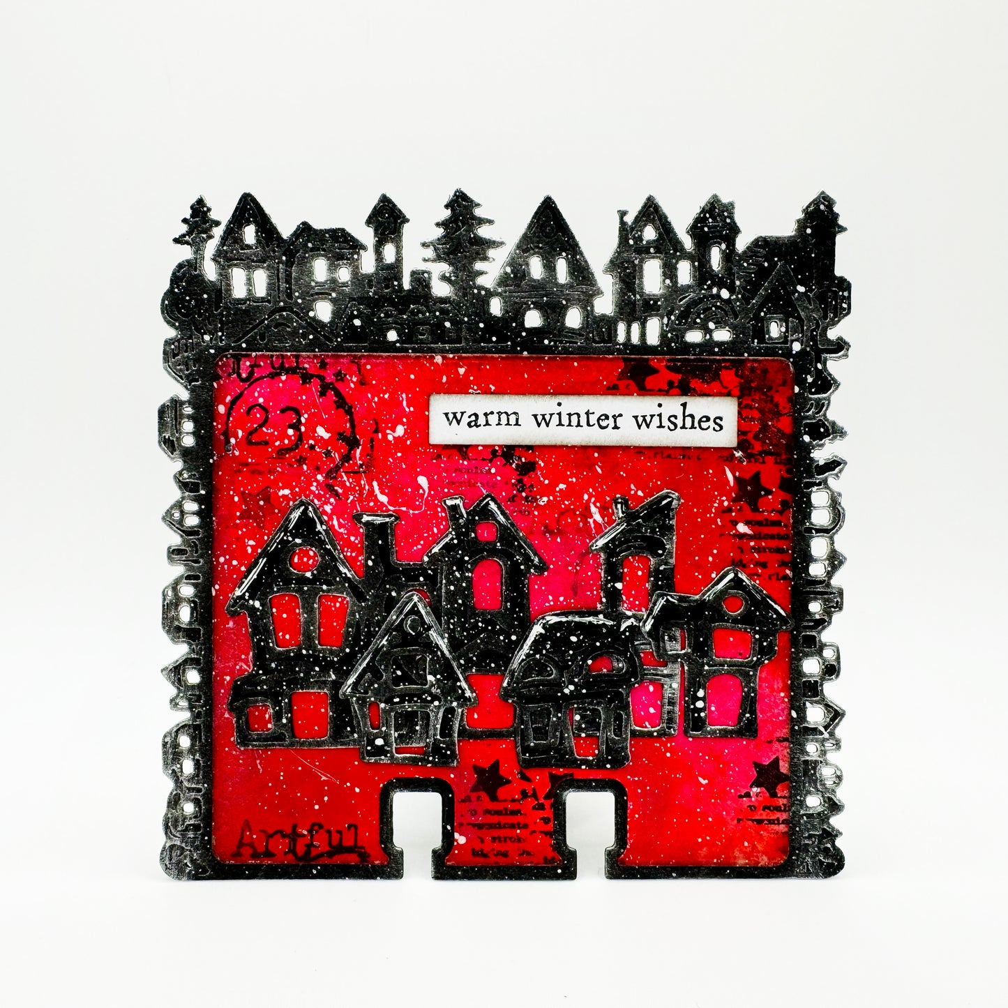 #607 - A7 Clear Stamp Set - Holiday Fox
