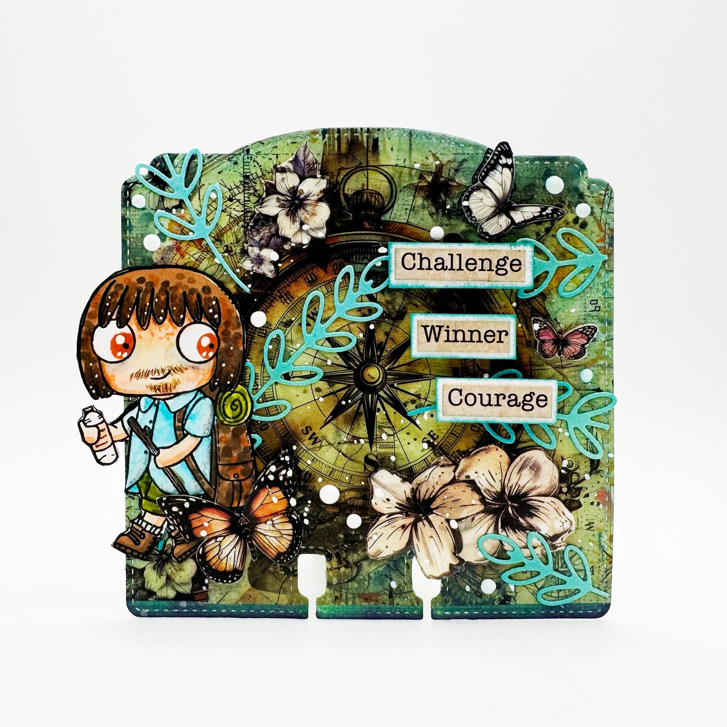 #115 - 25mm x 10m Washi Tape - Antique Wayfinder (Layer-It-Up!)