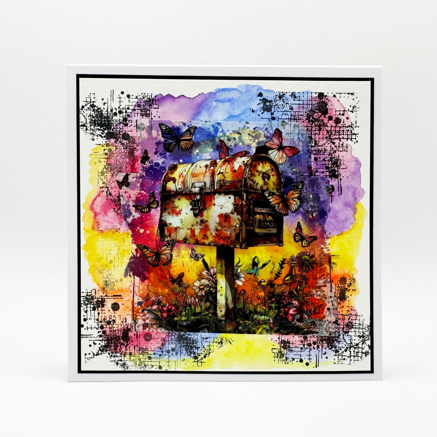 8x A7 Stamp sets - Flowers & Background designs