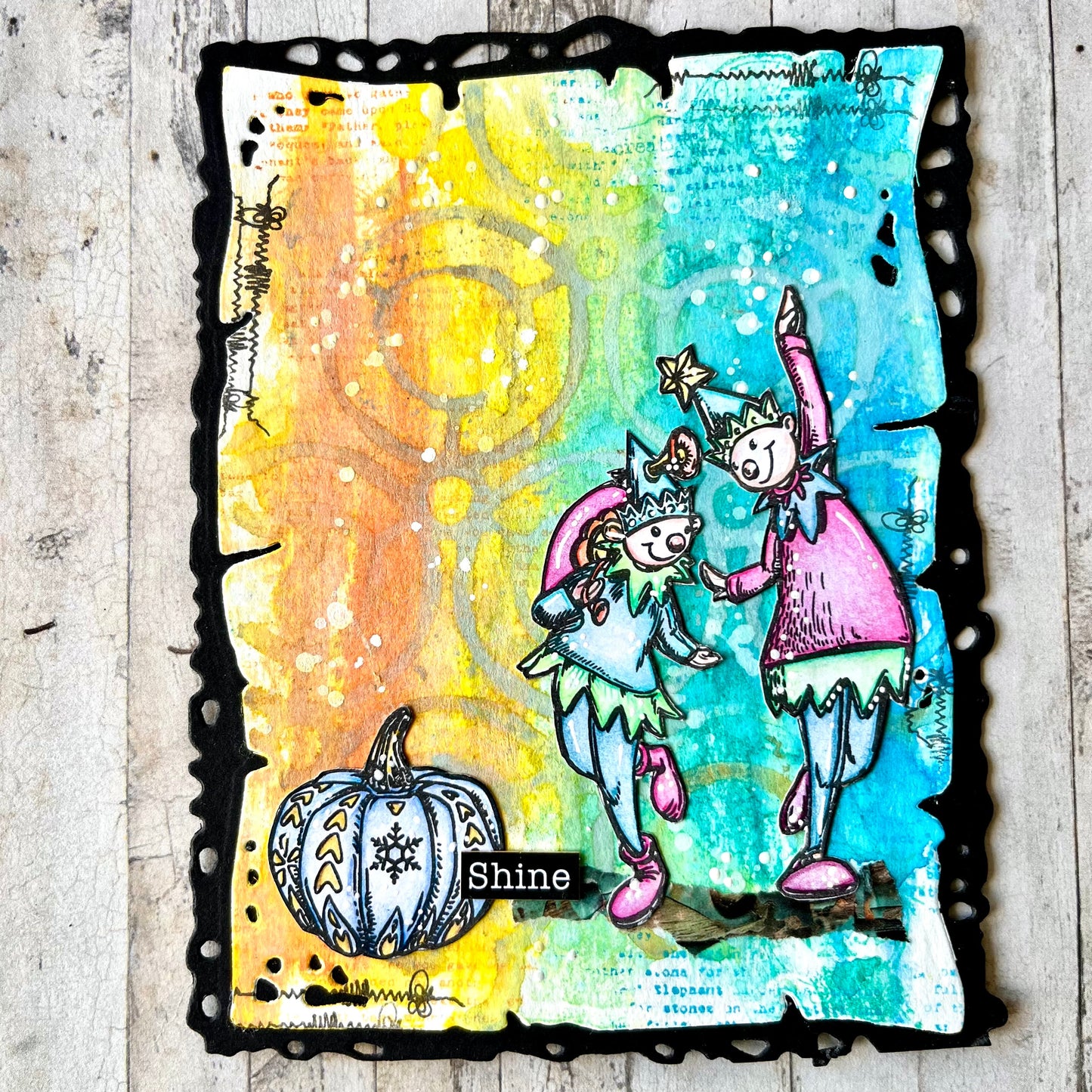 #171 - 6"x6" Stencil - Circle Dance