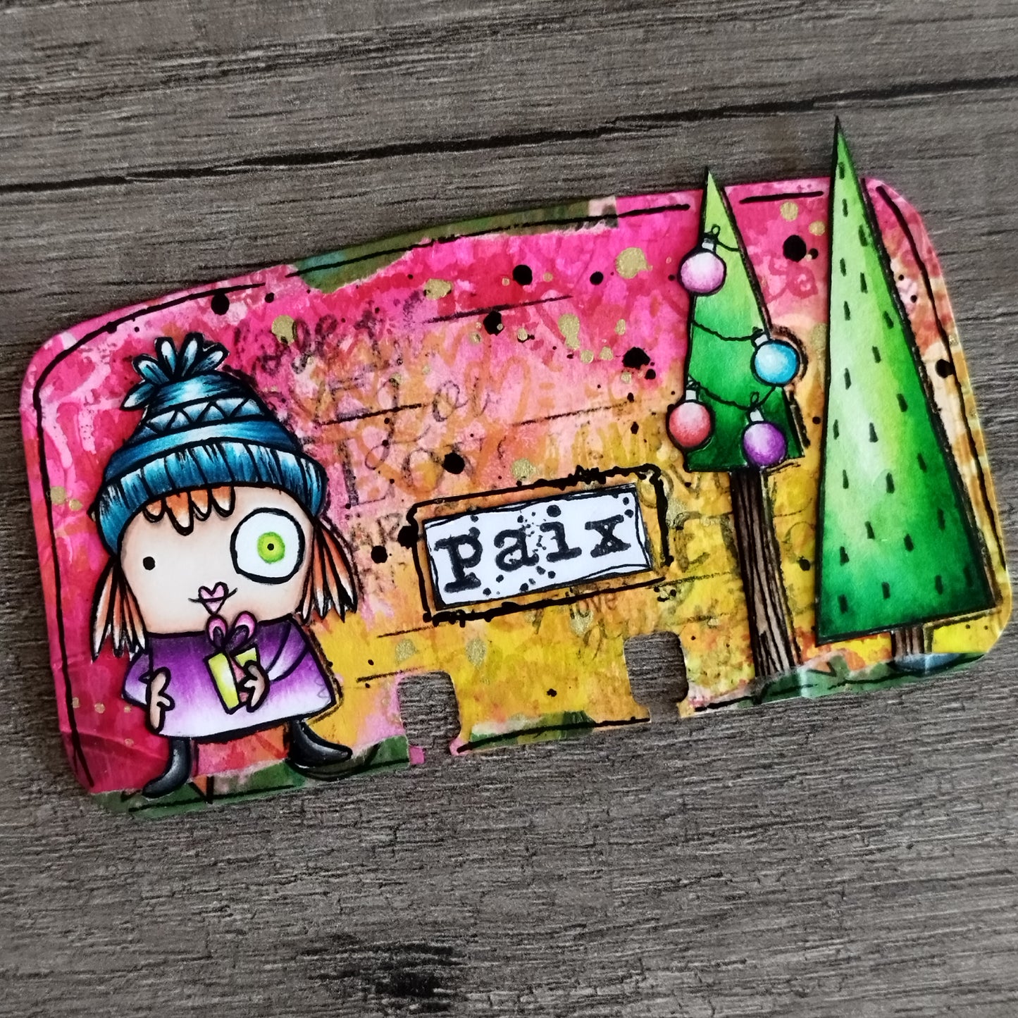 #949 - A6 Stamp Set - Peace Trees