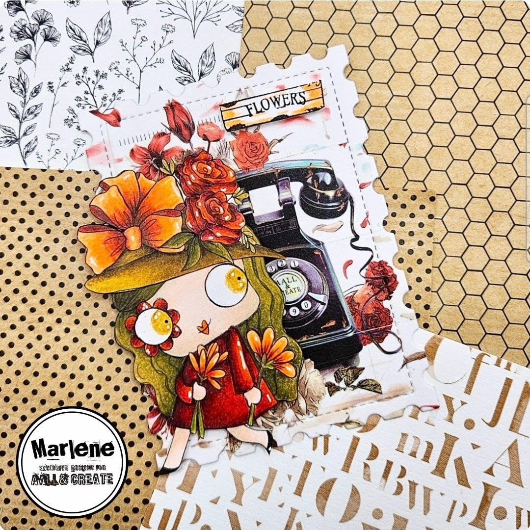 #105 - Washi Tape - Bouquet Calling (Layer-It-Up!)