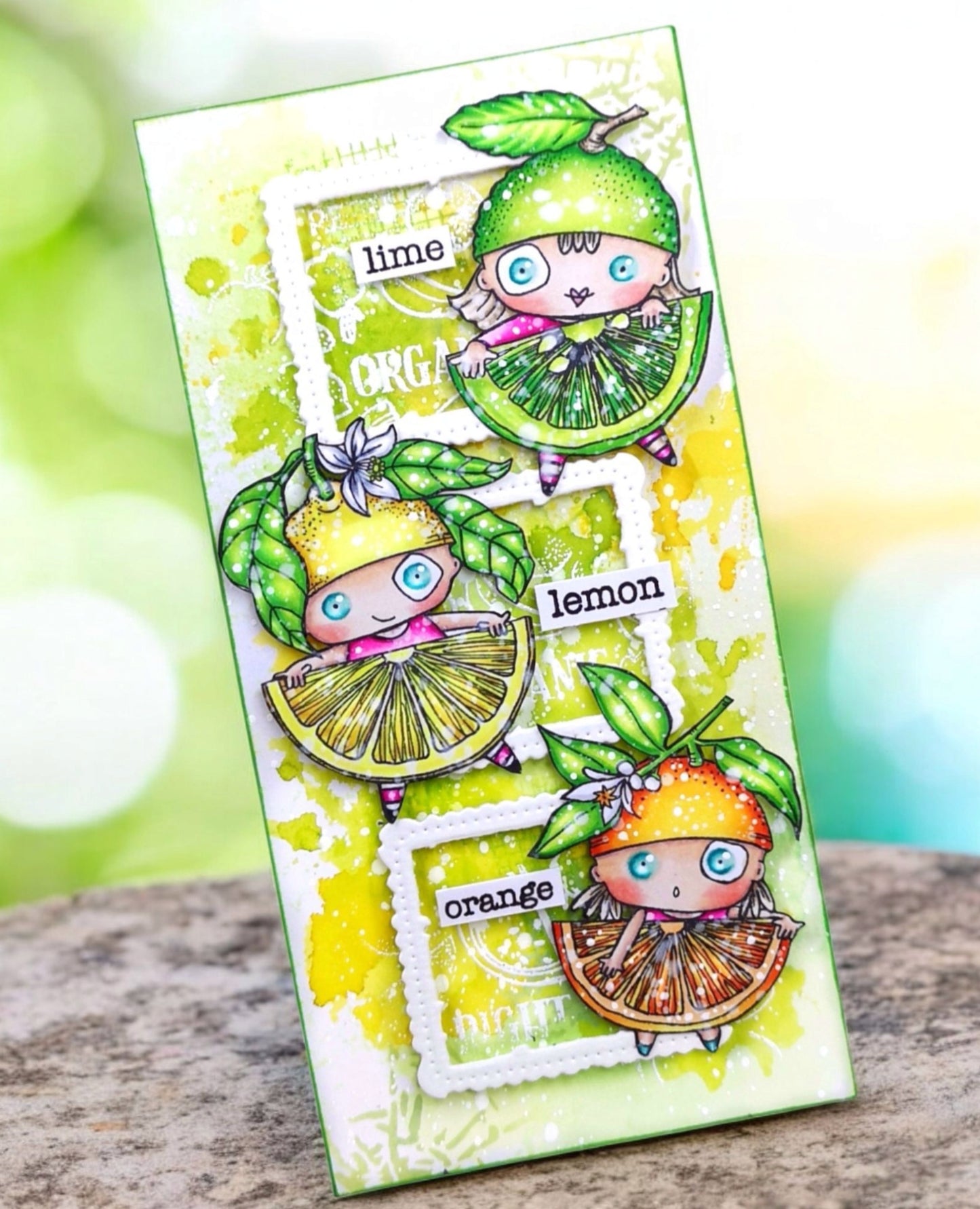 #1021 - A7 Stamp Set - Lemon