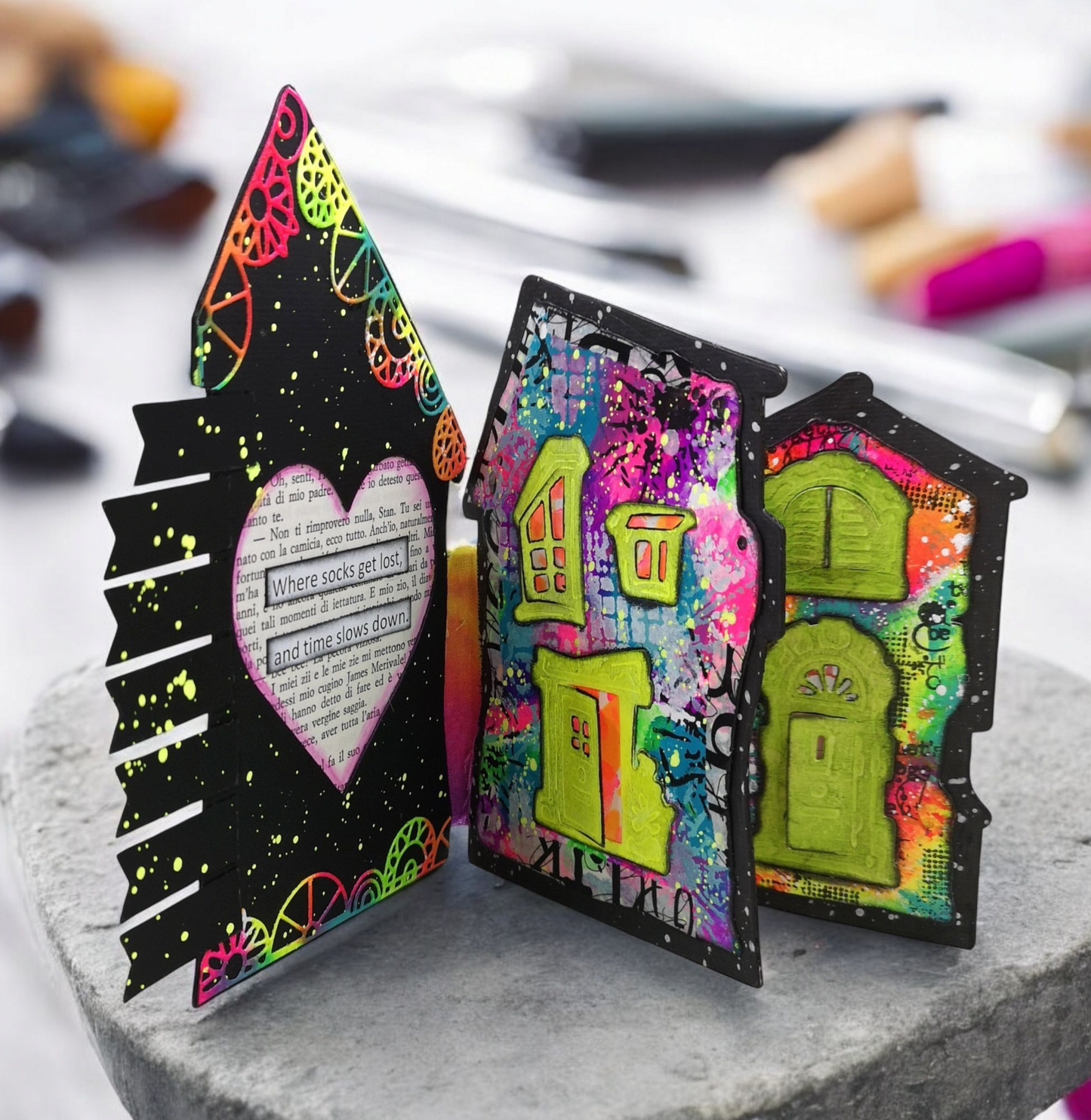 #DI-99 - Die-Cutting Die Set - Topsy-Turvy Home