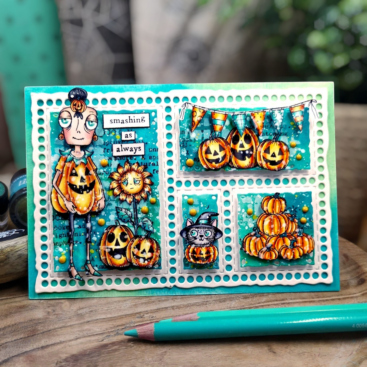 #TP-1296 - A7 Stamp Set - Too Cute Spook
