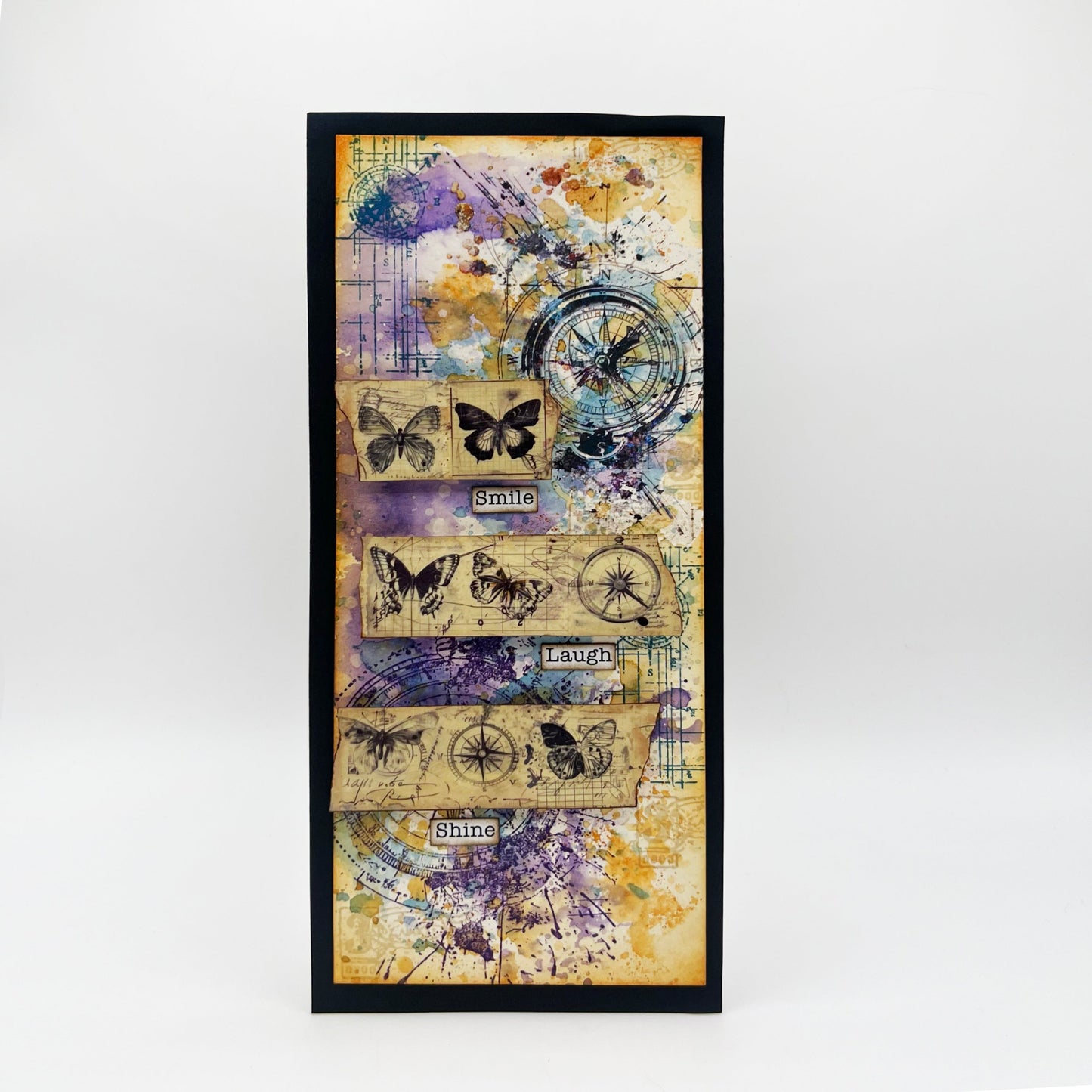 #118 - 25mm x 10m Washi Tape - Cobalt Swallowtail (Layer-It-Up!)