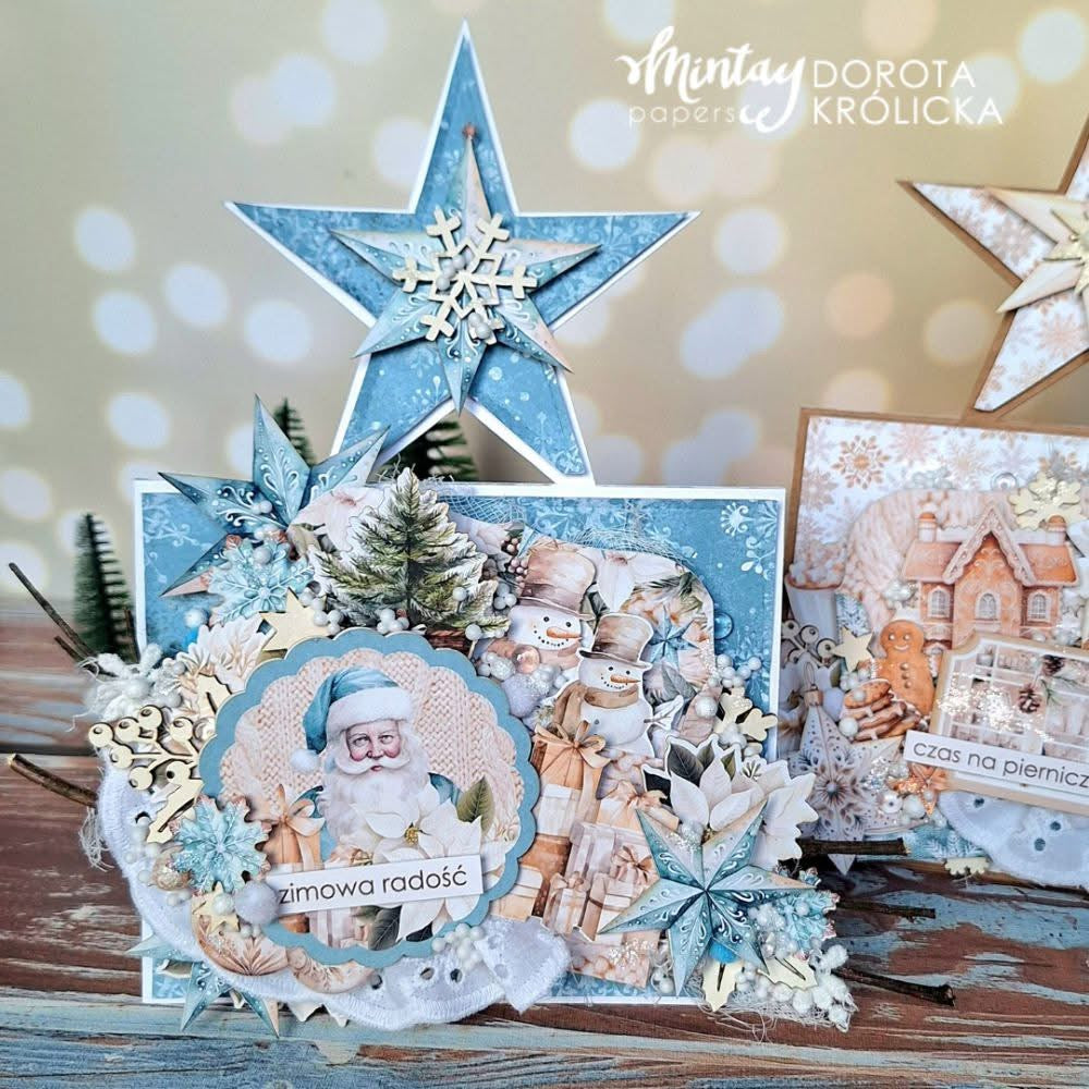 Mintay Basic Star Card Base White (5pcs)