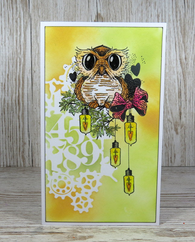 TP-865 - A6 Clear Stamp Set - Owl's Crystals