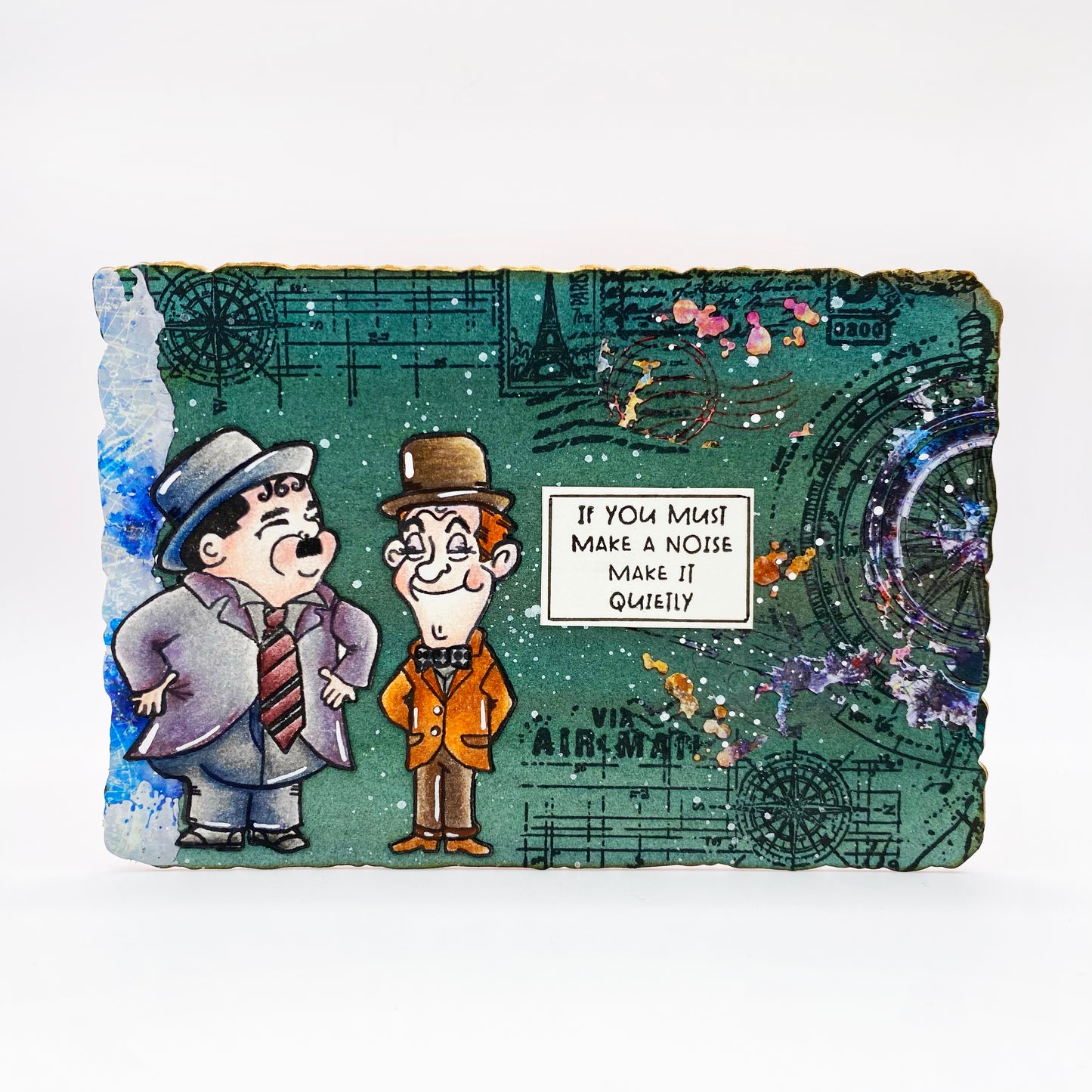 #474 - A7 Clear Stamp Set - Stan & Ollie