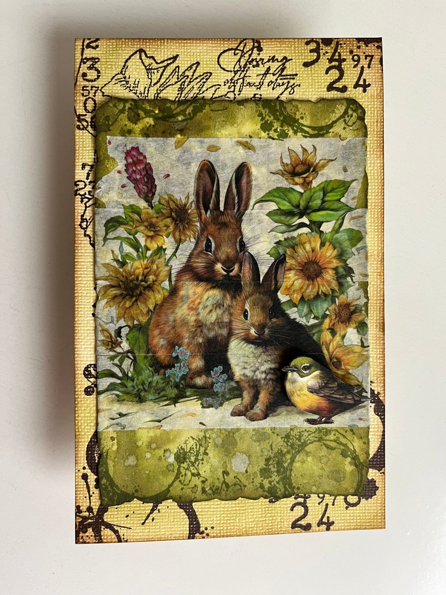 4 x Washi Tapes - Sunflower & Hare, Still Unwritten, Storms Always Pass & Bouquet Calling