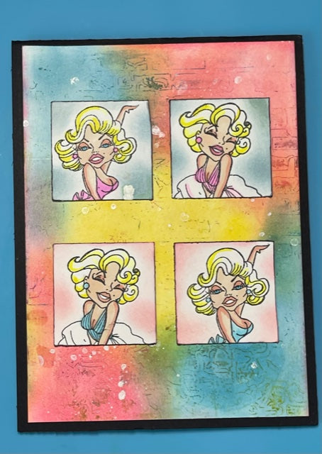 TP-475 - A7 Clear Stamp Set - Marilyn