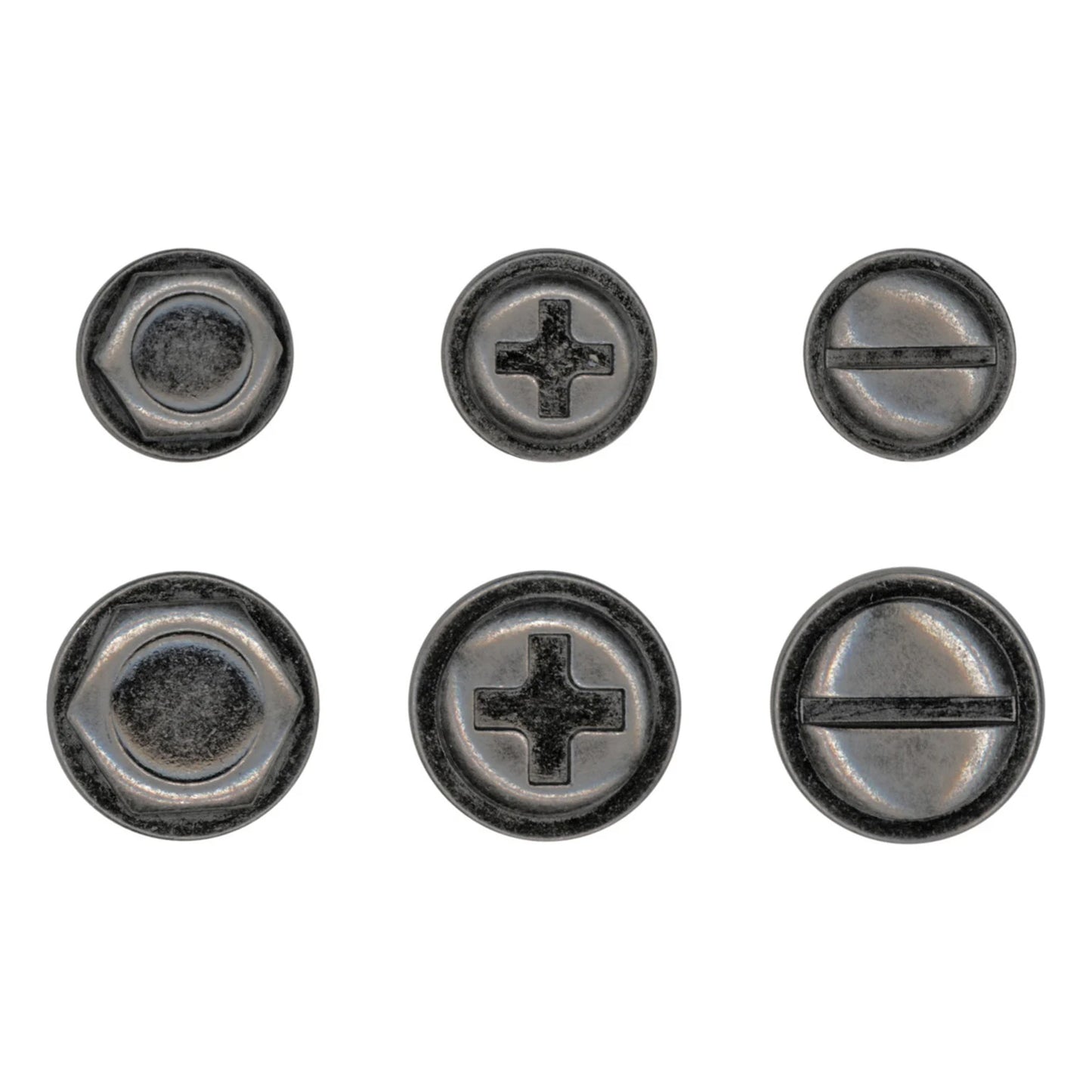 Idea-ology Tim Holtz Metal Adornments 6 Pcs - Machinery Heads