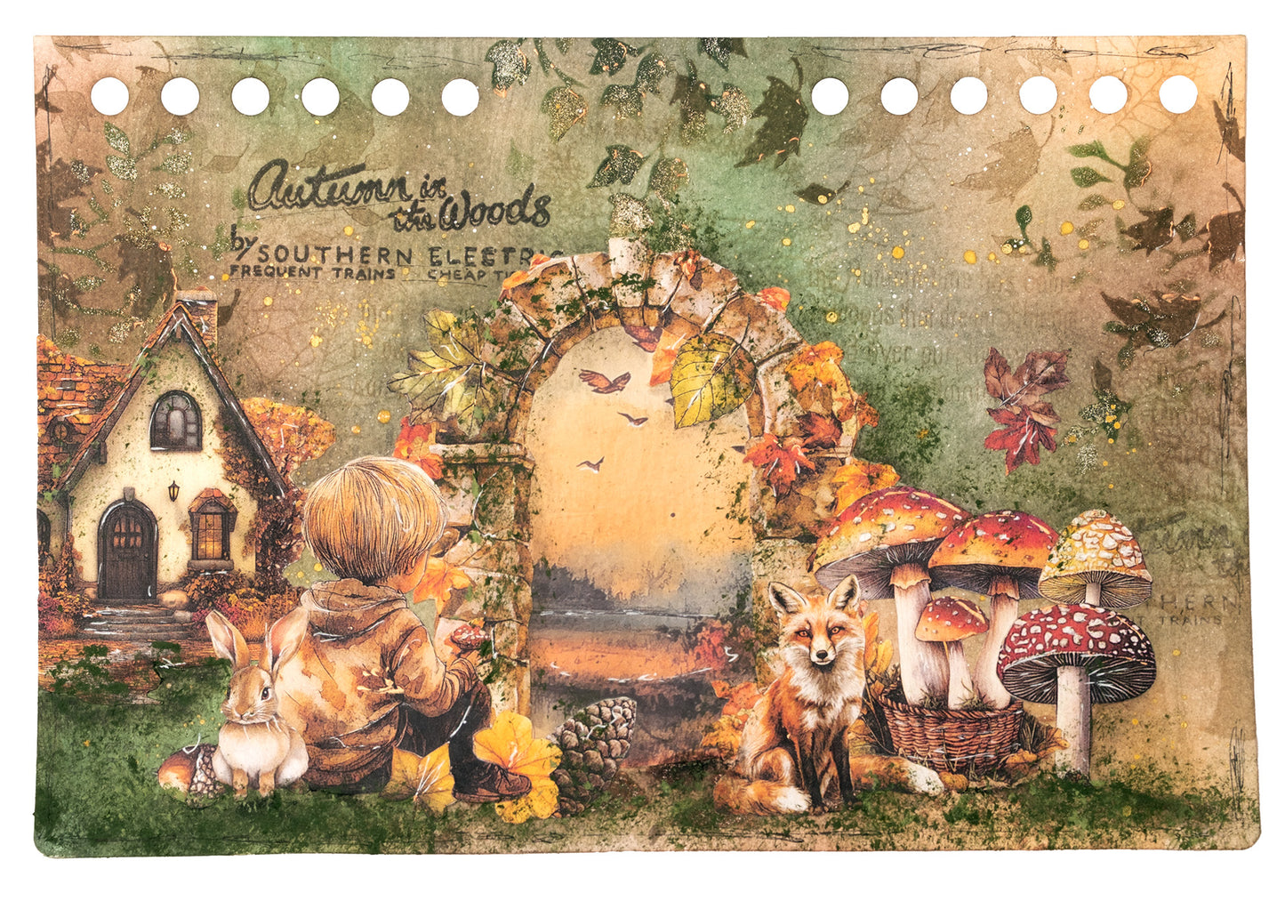 Studio Light Jenine's Mindful Art - Autumn In The Woods - Clear Stamps Autumn Time Has Come