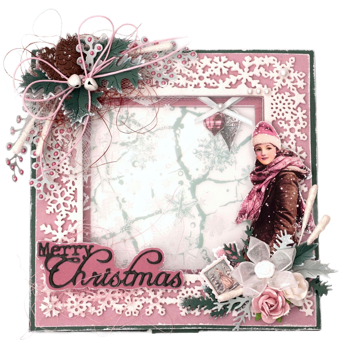 Studio Light Jenine's Mindful Art Christmas Blush - Cutting Die Christmas Greens