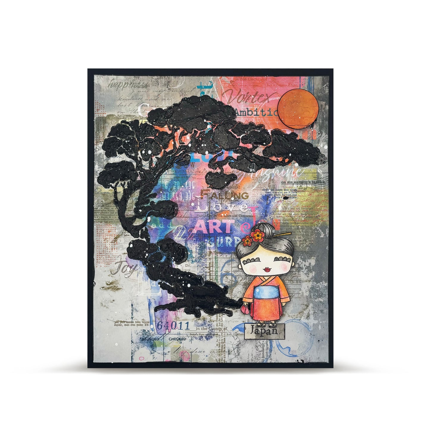 #241 - 6x6 (inch) Stencil - Lantern Roots
