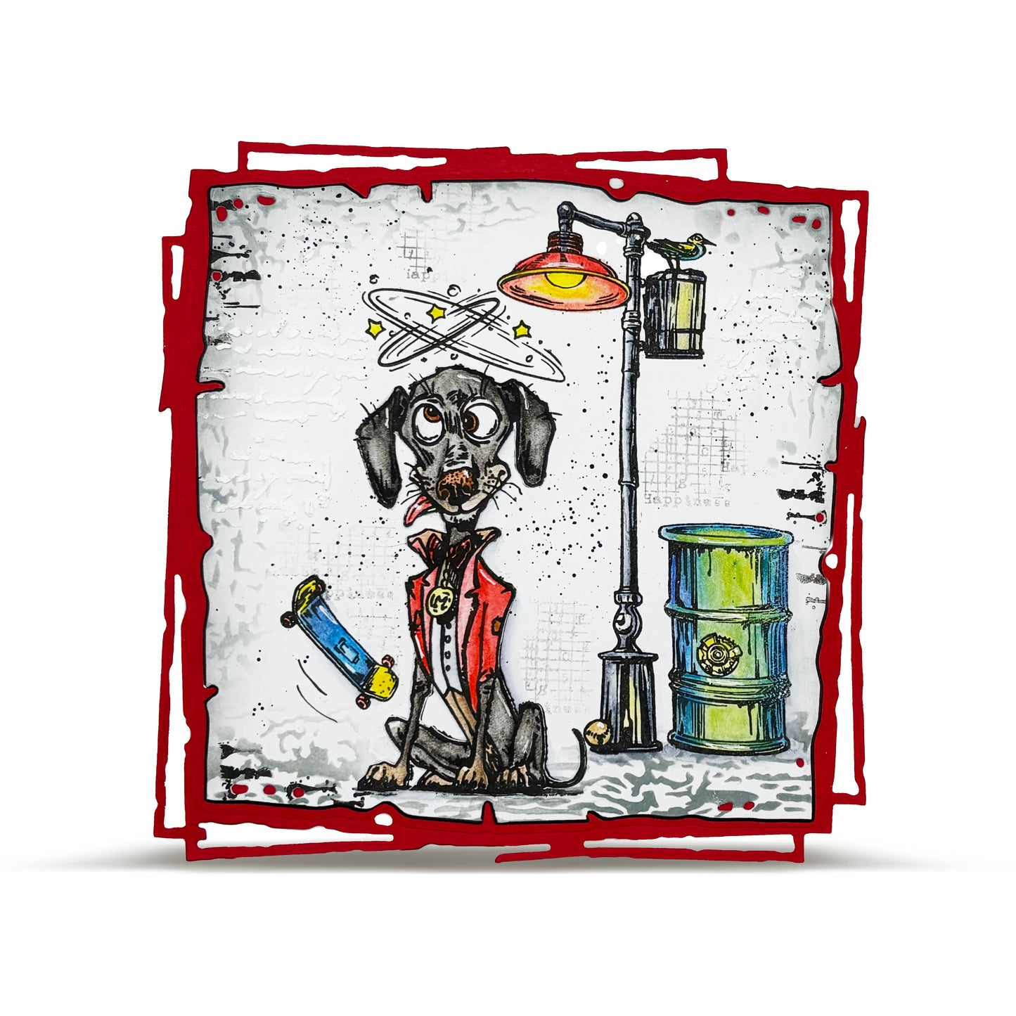 #1270 - A6 Stamp Set - Wacky Woof Tales