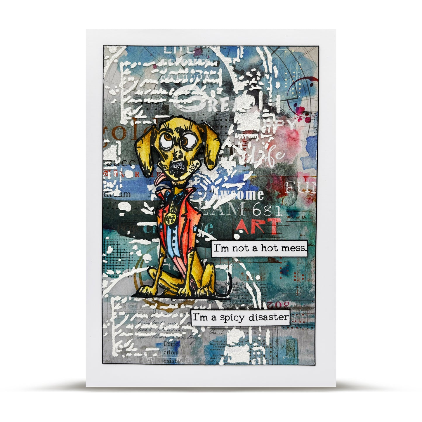 #1270 - A6 Stamp Set - Wacky Woof Tales