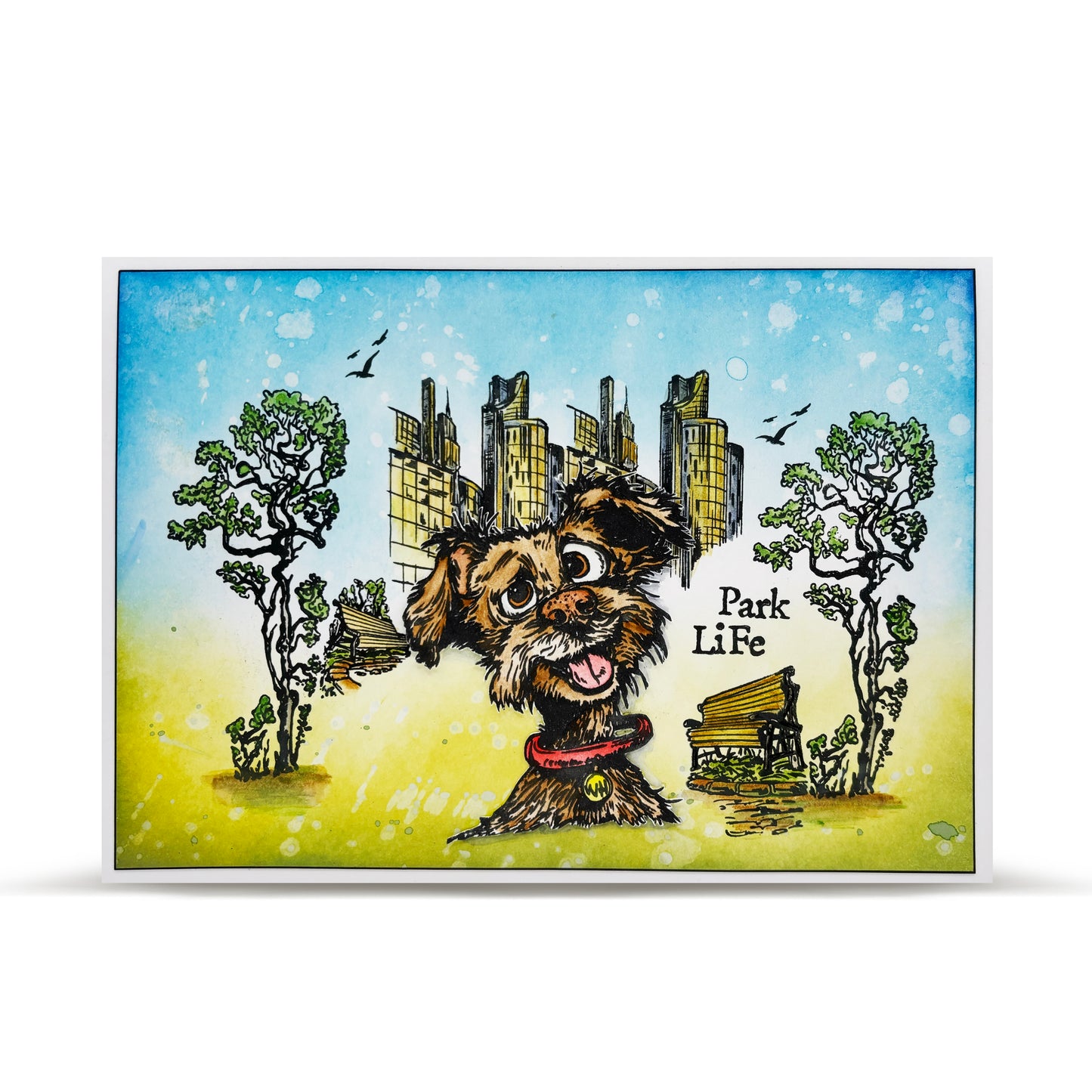 #1269 - A6 Stamp Set - Skyline Sniffs