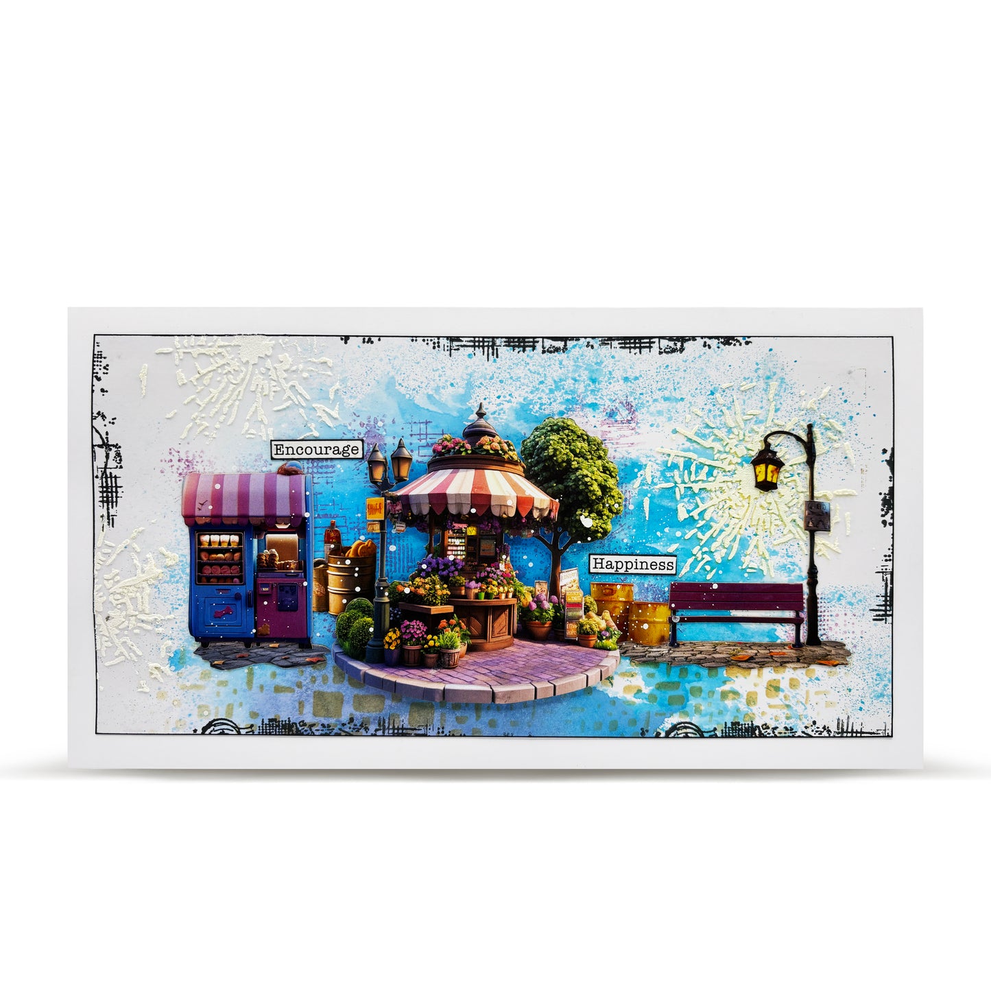 #246 - 6x6 (inch) Stencil - Breaking Point