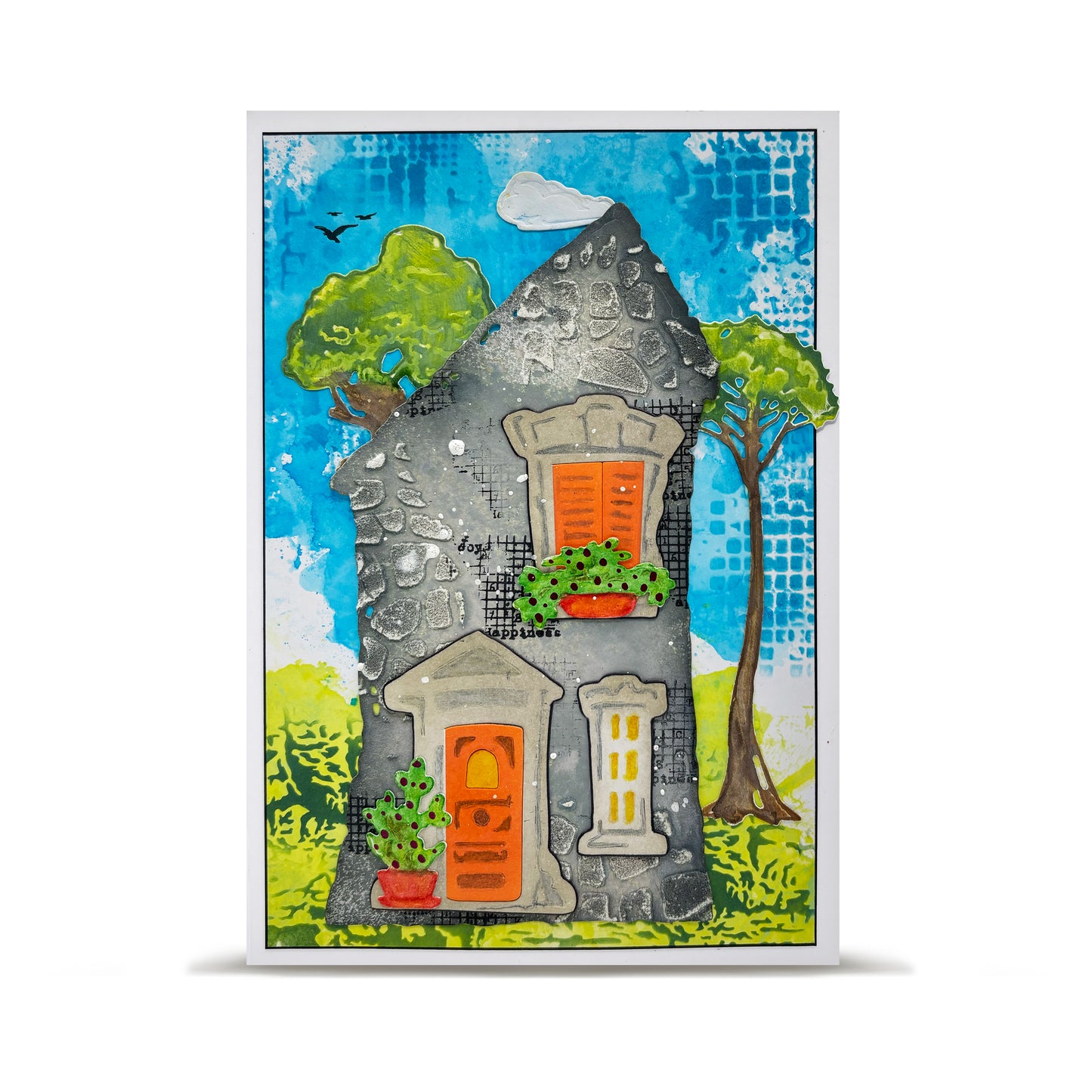#69 - 6"x6" Stencil - Parched Earth