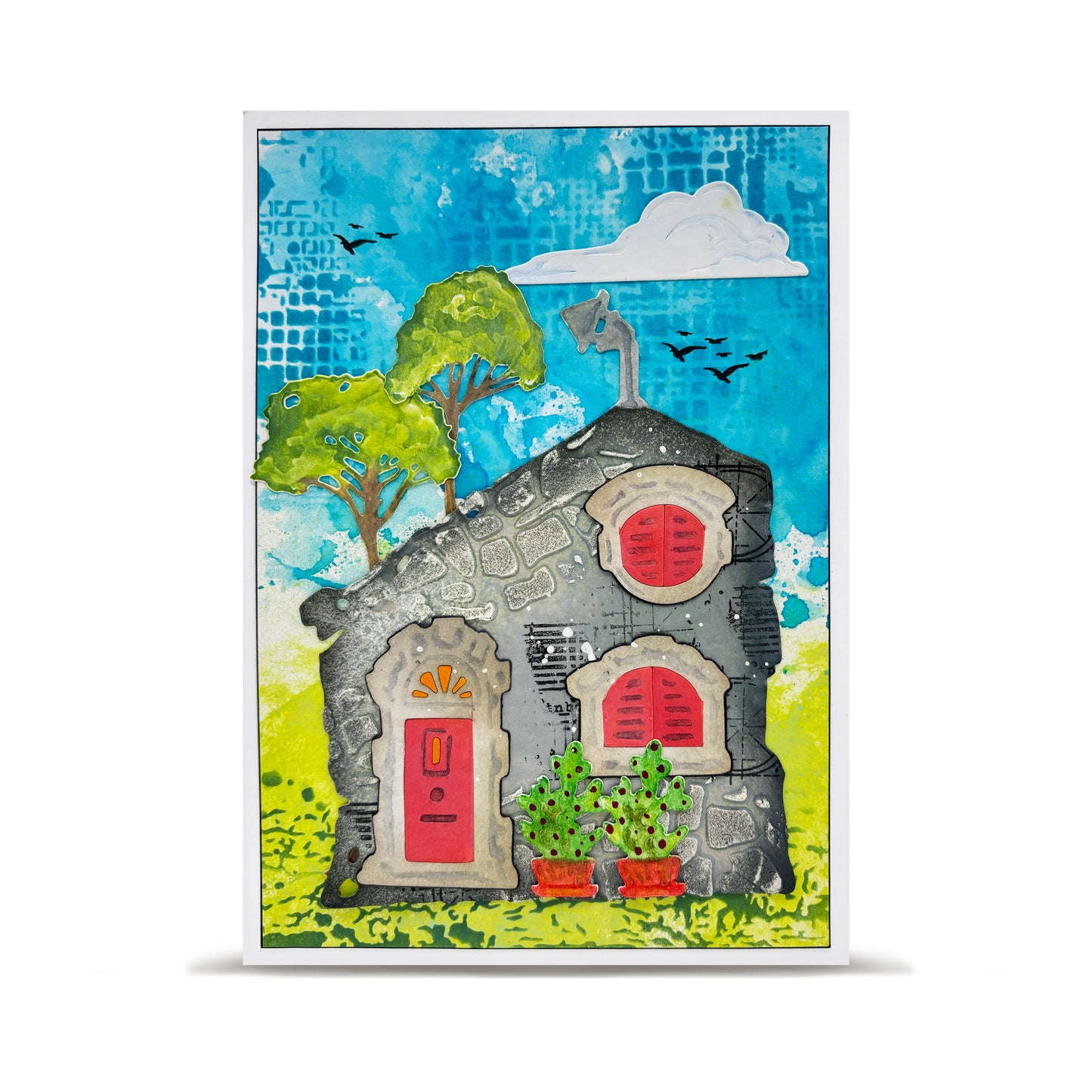 #69 - 6"x6" Stencil - Parched Earth