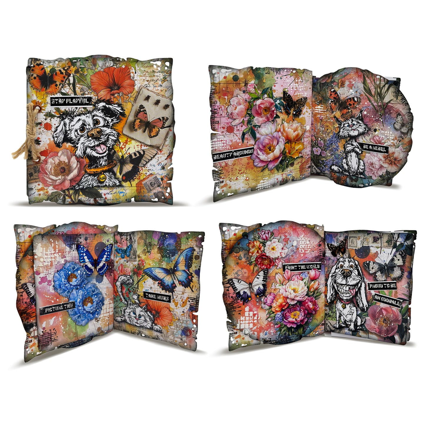 #1269 - A6 Stamp Set - Skyline Sniffs