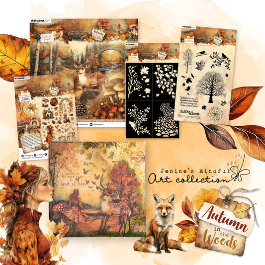 Studio Light Jenine's Mindful Art - Autumn In The Woods Complete Collection
