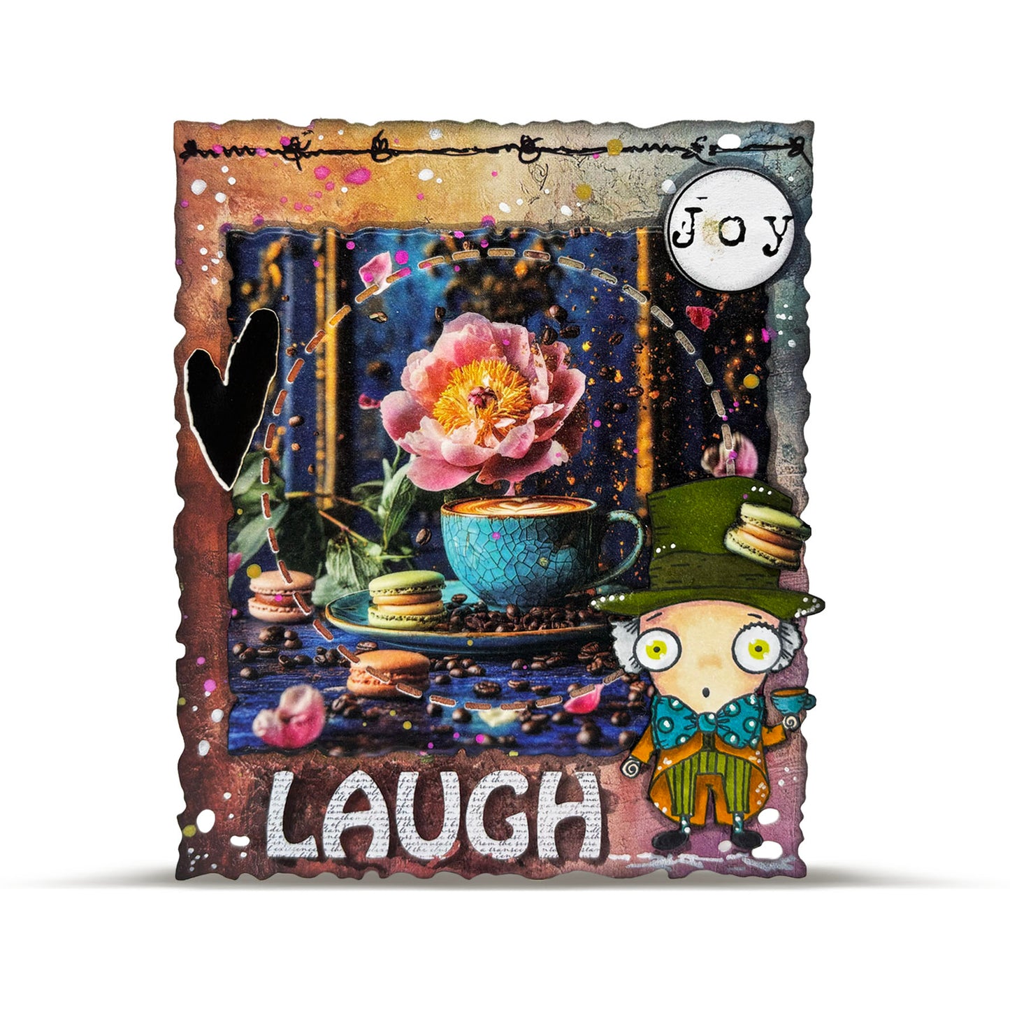 #502 - A7 Clear Stamp Set - Mad Tea Party