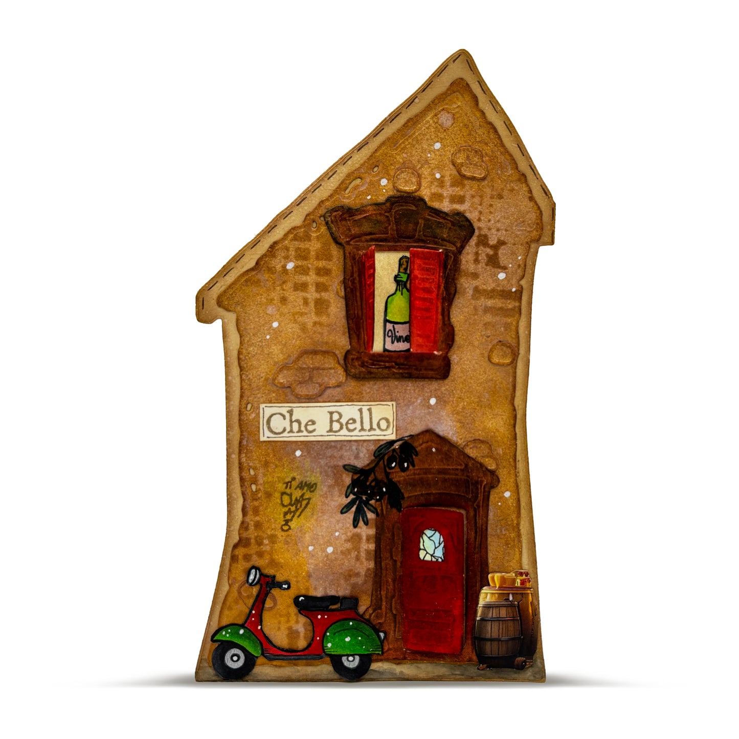 #1015 - A6 Stamp Set - Rome Italy