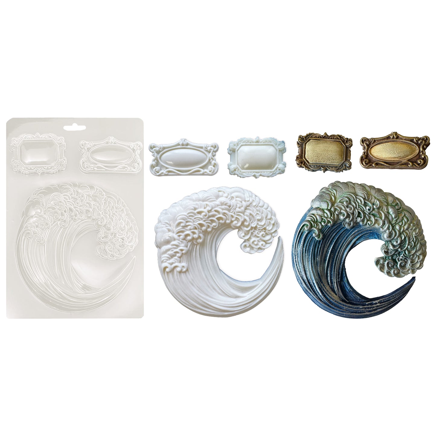 Stamperia Silent Sea A5 Soft Mould Wave