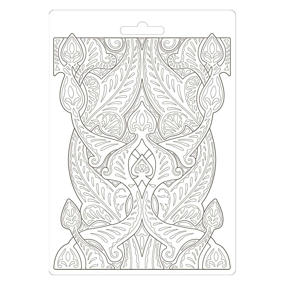 Stamperia Soft Mould A5 Romantic Horses Saddle Pattern