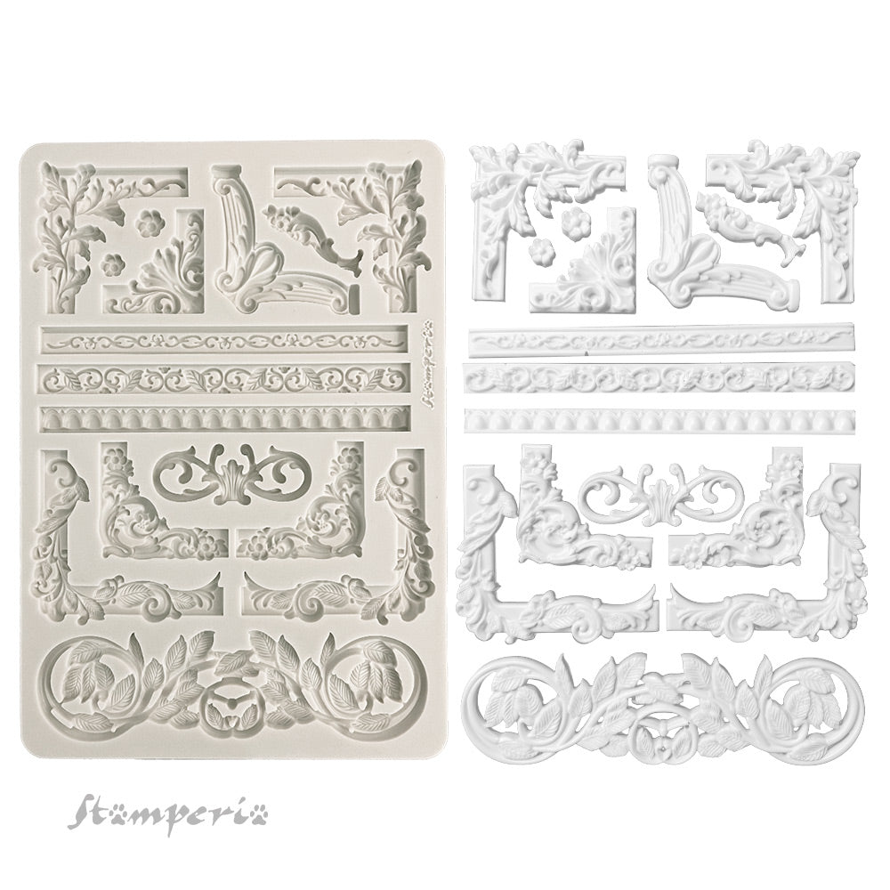 Stamperia Art Stories A4 Big Silicon Mould Frames