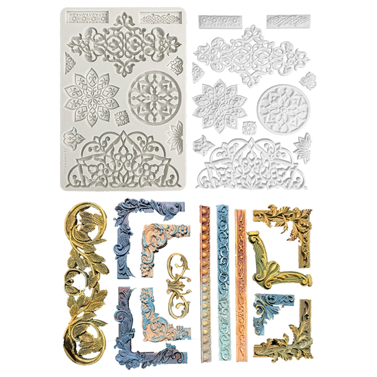 Stamperia Art Stories A4 Big Silicon Mould Mandala