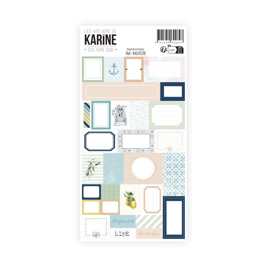 Les Ateliers De Karine Southern Culture - Stickers, 30 Labels